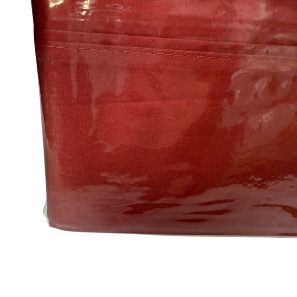 Wamsutta Pillowcases Pair Red 100% Egyptian Cotton 300ct Standard Size - Picture 5 of 6